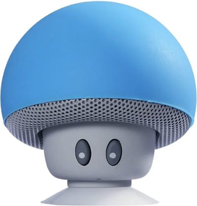 Blauwe paddenstoel speaker Welley Douche Speaker blauw
