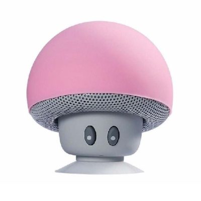 Roze paddenstoel speaker